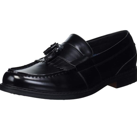 Nunn Bush Men's Keaton Kiltie Tassel Slip-on Loafer, Black Polished, Size 13 M - Picture 2 of 7